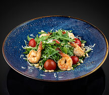 Руккола с креветками