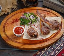 Шашлык из каре ягненка