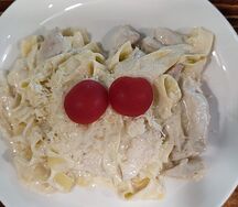 Феттуччине с курицей
