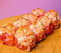 Запеченный ролл с курицей