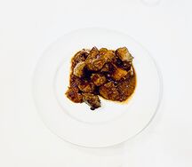 Баранья печень по-уйгурски