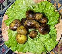Молодой картофель на мангале