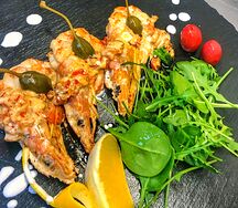 Лангустины аргентинские с фирменным соусом