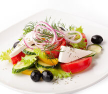 Салат Крымский с брынзой