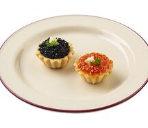 Икра в тарталетках
