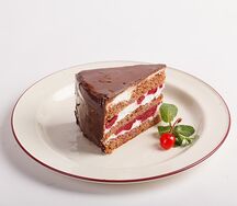 Шоколадно-вишневый десерт