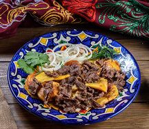 Домашняя картошка с мясом