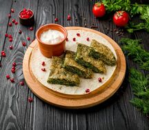 Кюкю из зелени