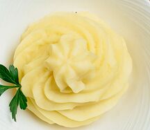 Пюре с копченым сыром