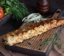 Люля-кебаб из курицы с сыром
