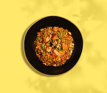 Жареный рис с курицей