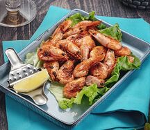 Пивные креветки жареные