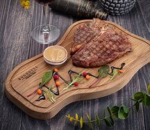 Тибон стейк с перечным соусом