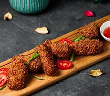 Сочные крылышки в хрустящей панировке