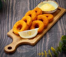 Хрустящие кольца кальмара