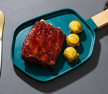 Рёбра BBQ с запеченным картофелем