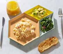 Скрэмбл с лососем