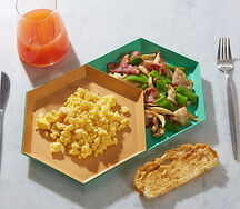 Скрэмбл с беконом