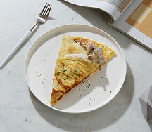 Блин с курицей и грибами