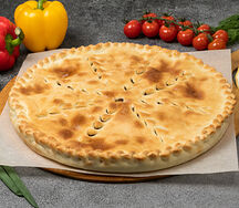 Пирог с капустой и грибами