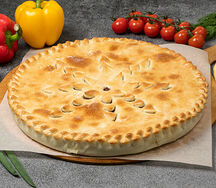 Осетинский пирог с фасолью