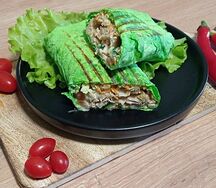 Шаурма в чесночном лаваше