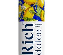 Напиток Rich газированный из винoграда и лимона