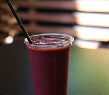 Смузи банан-клубника