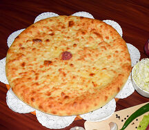 Осетинский пирог с мясом и капустой