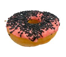 Донат с твороженным кремом