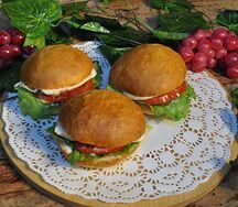 Бургер с куриным мясом