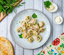 Пельмени свинина и говядина