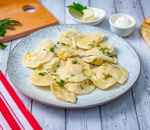 Вареники картошка и лук