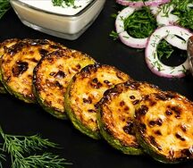 Кабачки на углях