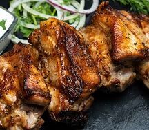 Ребра свиные на углях