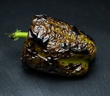 Перец болгарский на углях