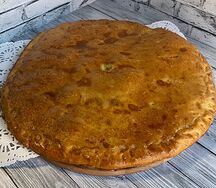 Пирог с ветчиной и сыром