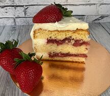 Торт клубника крем-чиз