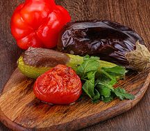 Овощной шашлык