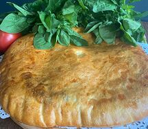 Пирог с щавелем и сыром