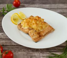 Горбуша под сыром