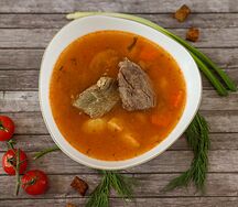 Шурпа с говядиной
