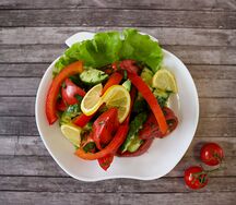 Овощи свежие салат