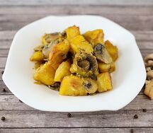 Картофель с грибами