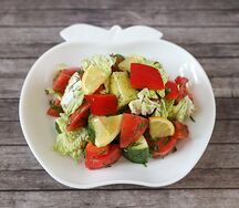 Ферганский салат с капустой