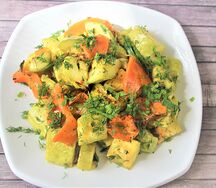 Кабачки с морковью