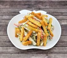 Минутка с крабовыми палочками