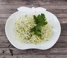 Капуста с зеленью