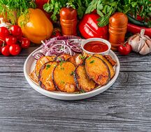 Картофель на мангале