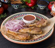 Шашлык из корейки баранины